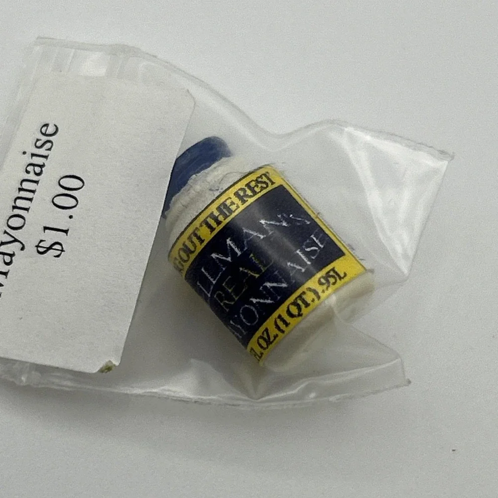 Handmade By Artist Miniature Dollhouse Food mayonnaise‎ 1:12